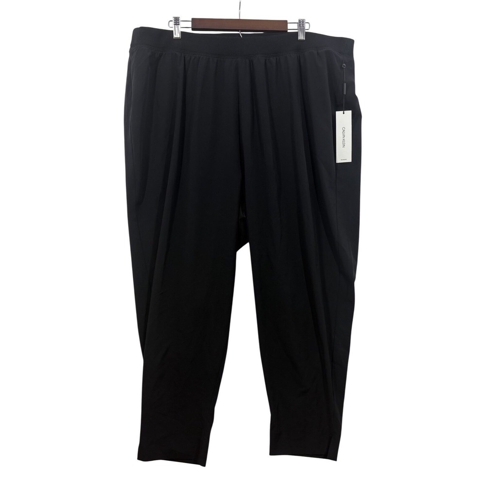 Calvin Klein Performance Athleisure Pants Size 2X Black‎ Pull On NWT $89 Comfort